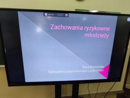 Młodzież wobec zagrożeń – spotkanie z psychoterapeutą
