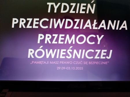 Tydzień Przeciwdziałania Przemocy 