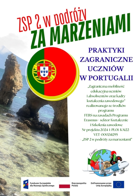 Broszura infromacyjna '' ZSP 2 w podróży za marzeniami''